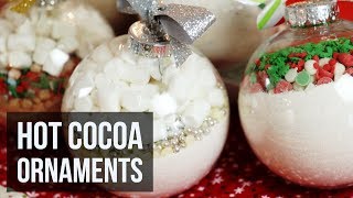 Hot Cocoa Ornaments  Easy DIY Christmas Craft amp Recipe by Forkly [upl. by Ojeitak]