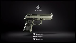 Beretta 92FS Compact L Inox M9A1 [upl. by Sulihpoeht345]