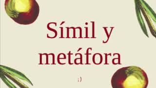 Símil y metáfora canción [upl. by Aonehc115]