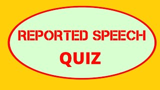 Reported speech – Test English Grammar Test [upl. by Asaret484]