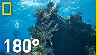 Underwater on Bermuda’s Montana Shipwreck – 180  National Geographic [upl. by Malonis767]