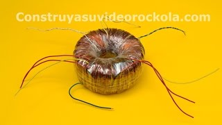 Calculation and homemade construction of a Toroidal Transformer [upl. by Neirda694]