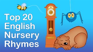 TOP 20 ENGLISH NURSERY RHYMES  Compilation  Nursery Rhymes TV  English Songs For Kids [upl. by Whitby815]