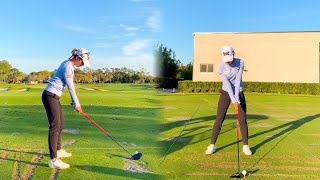 LYDIA KO GOLF SWING 2021  IRON amp DRIVER  SLOW MOTION 240FPS HD [upl. by Celle980]