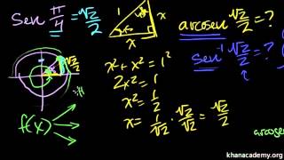 Funciones inversas trigonométricas arcoseno [upl. by Sheridan336]