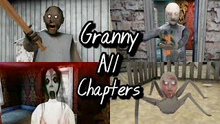 Granny All Chapters Full Gameplay Second Edition [upl. by Anaugal956]