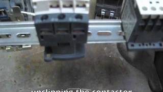 Unclipping the contactor [upl. by Grimbly]