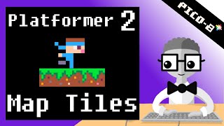 Platformer 2  Map Tiles  Pico 8 [upl. by Klinges739]