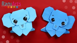 ELEFANTE DE ORIGAMI  Paso a paso [upl. by Anett]