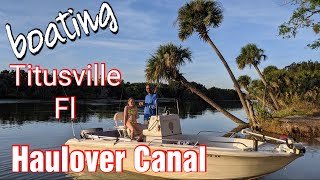 Haulover Canal Mims Titusville Florida Boating [upl. by Attenrad]