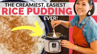 The CREAMIEST Instant Pot Rice Pudding EVER [upl. by Hausmann]