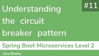 11 Understanding the circuit breaker pattern  Spring Boot Microservices Level 2 [upl. by Aelhsa]