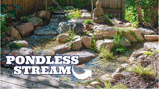 PONDLESS WATER STREAM amp FALLS [upl. by Destinee908]