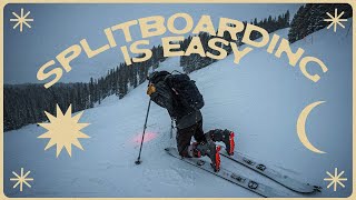 How to splitboard for beginners its easy [upl. by Amatruda]