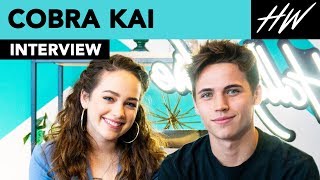 quotCobra Kaiquot Tanner Buchanan amp Mary Mouser Reveal CRAZY Training Schedule For Season 2  Hollywire [upl. by Udall]