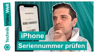 iPhone 📱 Seriennummer herausfinden 🔢 [upl. by Dorothi]