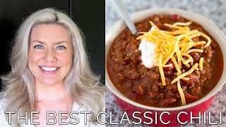 The Best Classic Chili Recipe [upl. by Pollak199]