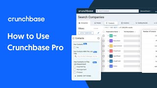 How to use Crunchbase Pro [upl. by Glynnis]