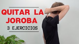 Como Quitar la Joroba 3 ejercicios fáciles  Guía Imprimible📕 [upl. by Inafets]