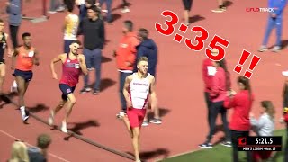 Josh Kerr NCAA RECORD  Bryan Clay Invite 1500m [upl. by Chloris]