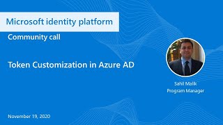 Token Customization in Azure AD  November 2020 [upl. by Ifen]