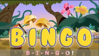 BINGO song with lyrics  Nursery Rhymes by EFlashApps [upl. by Pinkerton]