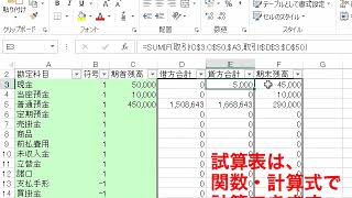 エクセルを使って総勘定元帳（帳簿）を作る [upl. by Zilevi621]