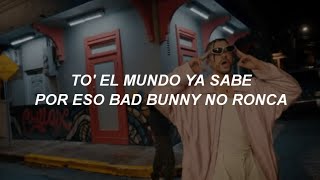 Arcángel Bad Bunny  La Jumpa Letra [upl. by Gnut144]