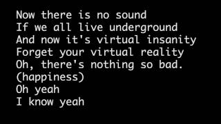 Virtual Insanity  Jamiroquai Lyrics [upl. by Neilla]