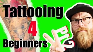 Tattooing for Beginners 👀How to tattoo color and more 💥Part 2 [upl. by Jamal]