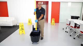 Workplace Safety Training  The Right Mopping Techniques amp Process [upl. by Uela385]