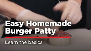 How to Form the Perfect Hamburger Patty [upl. by Drofnas]