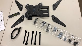 TV Wall mount unboxing and install Review [upl. by Cosette447]