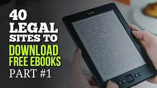 40 Legal Sites to Download Free Ebooks  Part 1 [upl. by Ahsinyar]