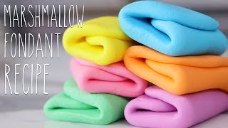 How To Make Marshmallow Fondant  Baking Basics [upl. by Patsis]