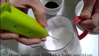 How To Make Latte Art with Mini Milk Frother [upl. by Enyala]