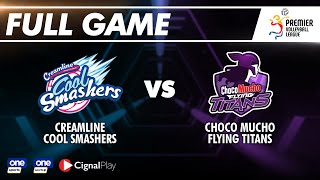 2021 PVL OPEN CONFERENCE  CREAMLINE COOL SMASHERS vs CHOCOMUCHO FLYING TITANS  AUGUST 04 2021 [upl. by Hareemas]