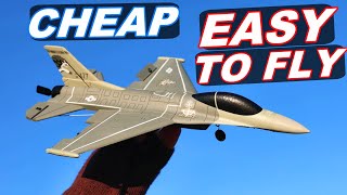 Cheapest BEST RC Jet F16 Falcon 2021 So Far w Flight Stabilization TheRcSaylors [upl. by Eikciv845]