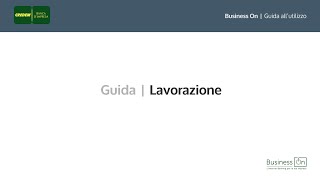 Credem Business On  Lavorazione [upl. by Erlinna]