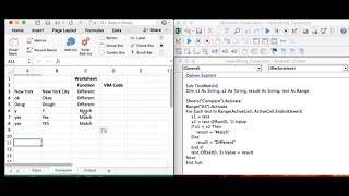 VBA String Comparisons [upl. by Kowal]