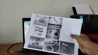 how to print more than one picture on a page  print more photos one page [upl. by Dnomder]