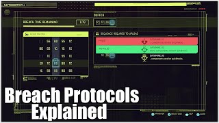 Cyberpunk 2077 Breach Protocols Explained Hacking  Getting the Most Out of BreachAccess Points [upl. by Otrebcire]