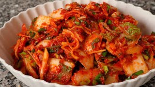 Kimchi Vegetarian version [upl. by Kcirdle]