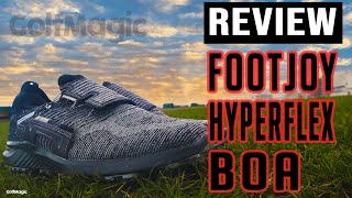 FootJoy HyperFlex BOA Golf Shoe Review 2021  GolfMagiccom [upl. by Huntlee]