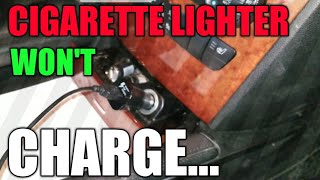 Mercedes Cigarette Lighter Issues  Auxiliary Power [upl. by Aivin403]