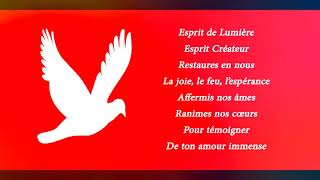 Esprit de Lumière Esprit Créateur  Chant de lEmmanuel  Sylioxx Lyrics [upl. by Dave88]