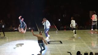 Chris Brown brings out Usher amp Future Party Tour 2017 [upl. by Itraa119]