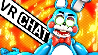 TOY BONNIE Hops on VRCHAT FNAF VOICE TROLLING [upl. by Ginelle92]