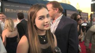 Mary Mouser  Red Carpet Interview  Field of Lost Shoes [upl. by Hodess]