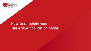 How to Apply for a Tier 4 UK Visa  Middlesex University [upl. by Naivaj643]